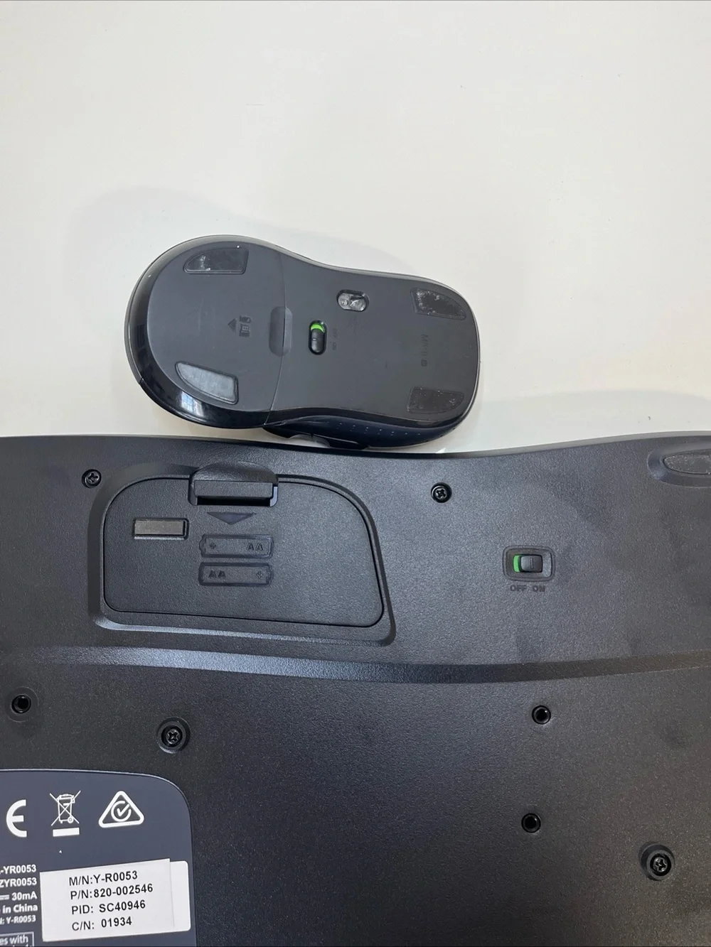 Logitech curved ergonomic